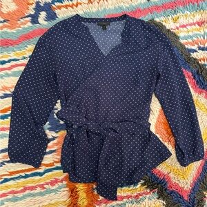 J. Crew Wrap Blouse